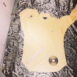 new POLO medium mens yellow shirt
